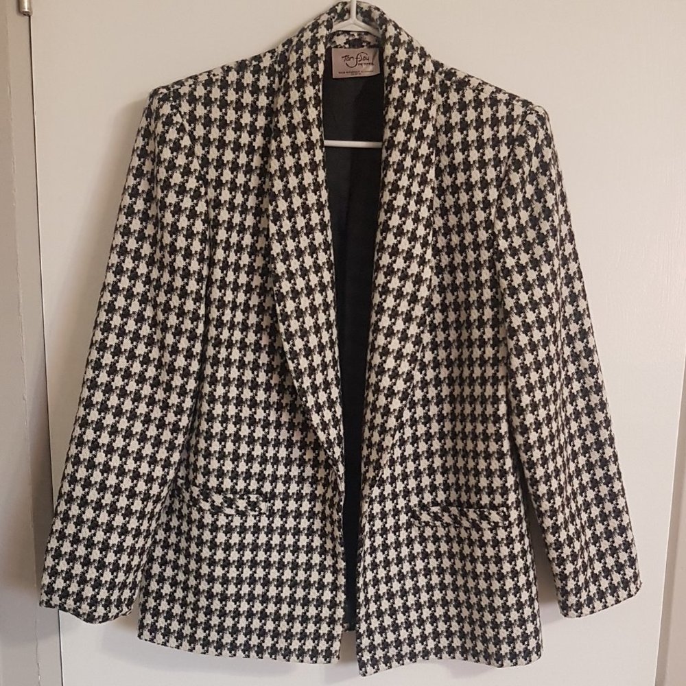 Houndstooth Blazer - Made in Canada